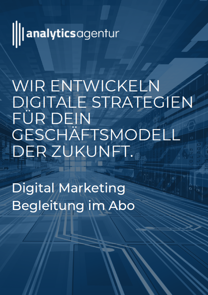 Digital Marketing Begleitung im Abo: Wir unterstützen Dich