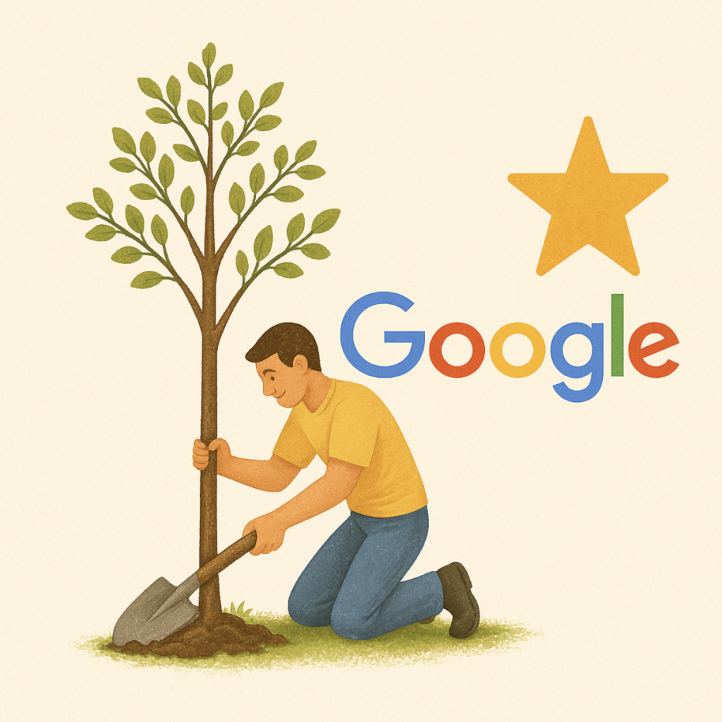 Wir pflanzen einen Baum für jede Google-Rezension​