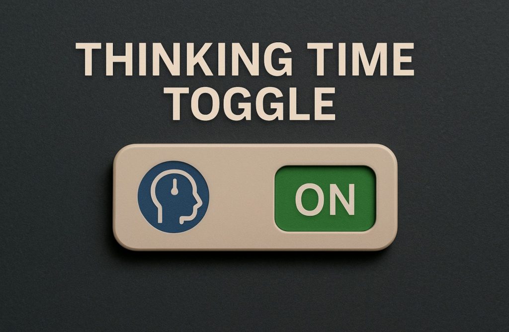 Thinking Time Toggle: So bestimmst du, wie gründlich ChatGPT-5 denkt